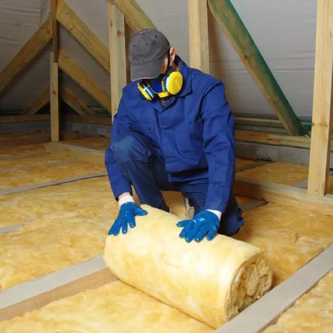 installing insulation in attic